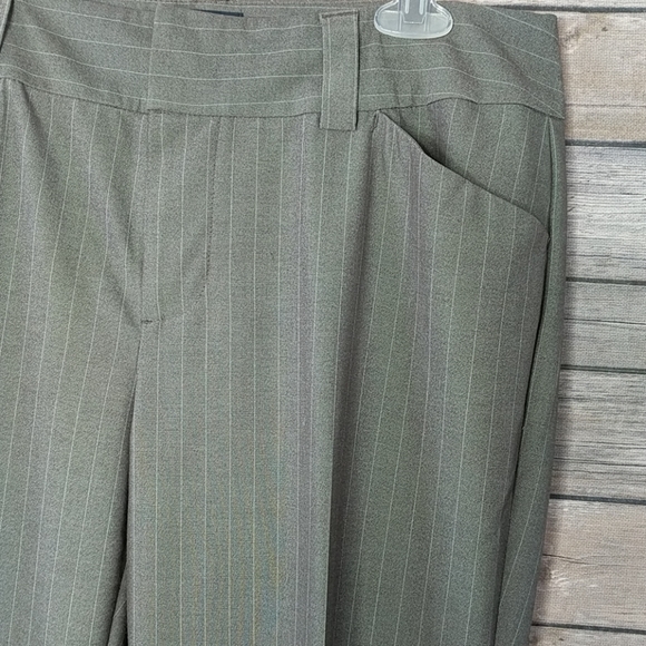 GAP Curvy Fit Flared Leg Pinstripe Slacks Size 12 - Picture 2 of 8